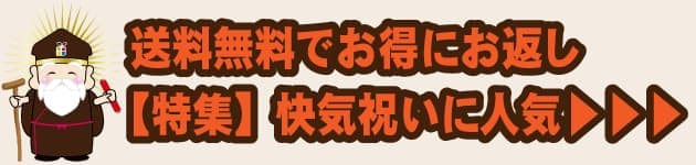 お見舞いのお返し・快気祝い　送料無料